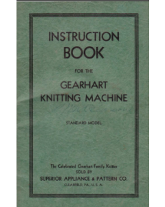 Gearhart 1942 Instruction Manual