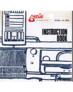 CH1500 Instruction Book