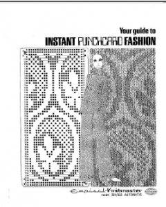 Knitmaster 321-323 Knitting Machine Instruction Manual
