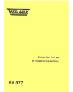 TURMIX SV 577 User Manual