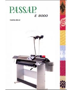 Passap E8000 Operating Manual