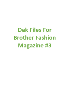 Brother Fashion Magazine 03 Files for Designaknit