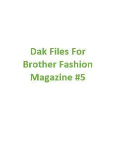 Brother Fashion Magazine 05 Files for Designaknit