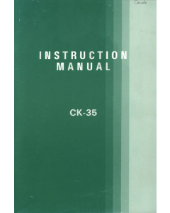 Brother CK-35 User Guide