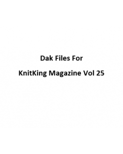 KnitKing Vol 25 Files for Designaknit