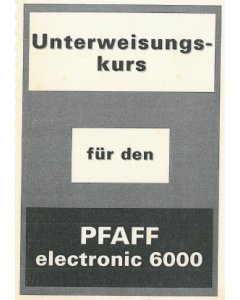 Passap E6000 Unterweisungskurs