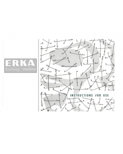Erka Knitting Machine User Guide