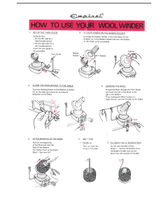 Empisal Wool Winder User Guide