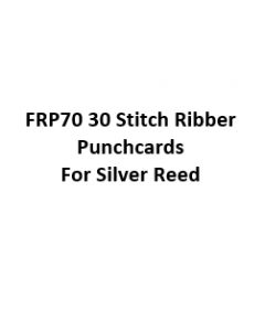 Silver Reed-Singer  FRP70 30 Stitch Ribber Punchcards