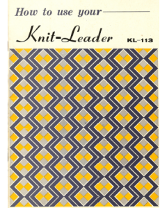Brother KL113 Knitleader User Guide