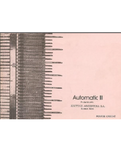 Knittax Automatic III Pattern Book