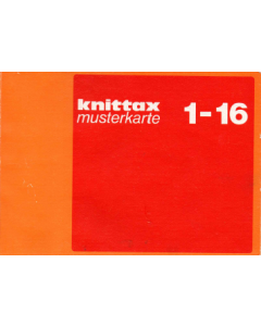 Knittax AM3 Muster Karten 1-16