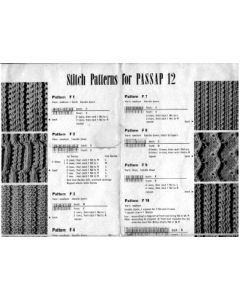 Passap12 Stitch Patterns Book