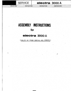 Passap 3000A Motor Setup Manual
