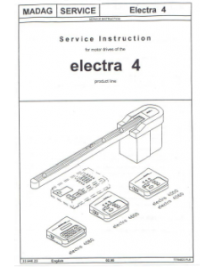 Passap 4600 EL4 Motor Service Manual for Passap Knitting Machine