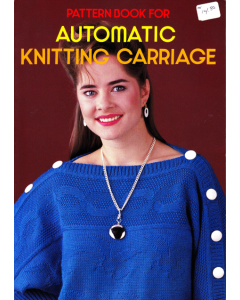 Brother Pattern Book for Automatic Knitting Carriage Book 