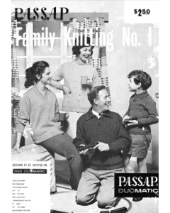 Passap Family Knitting No 1 Pattern Book