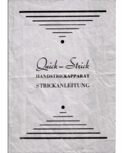Quick Strick Instruction Manual
