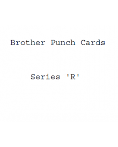 Brother R Series Punchcards