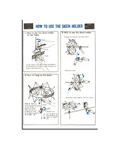 How to Use Skein Holder User Manual