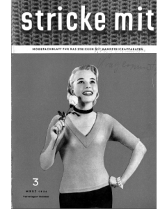 Stricke Mit 3-1956 Machine Knitting Magazine