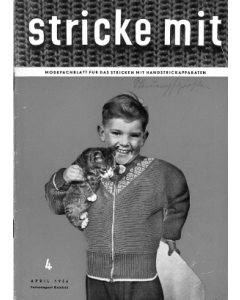 Stricke Mit 4-1956 Machine Knitting Magazine