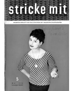Stricke Mit 5-1956 Machine Knitting Magazine