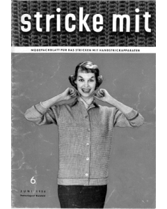 Stricke Mit 6-1956 Machine Knitting Magazine