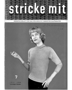 Stricke Mit 7-1956 Machine Knitting Magazine