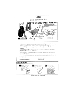 Silver Needles SN100-0001 Cone Winder User Guide