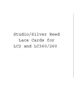 Studio-Silver Reed Lace Punchcards for LC2 and LC360-260