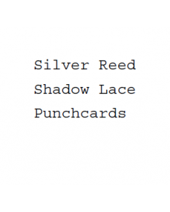 Studio-Silver Reed Shadow Lace Punchcards