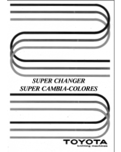 Toyota Superchanger Color Changer User Guide