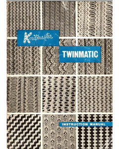 Knitmaster Twinmatic Knitting Machine Instruction Manual