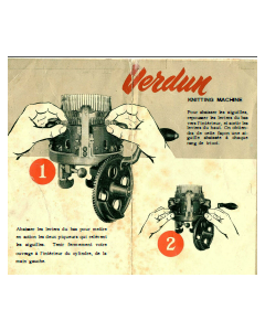 Verdun Knitting Machine Instruction Book
