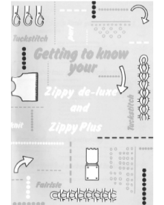 Zippy Deluxe Knitting Machine Instruction Manual