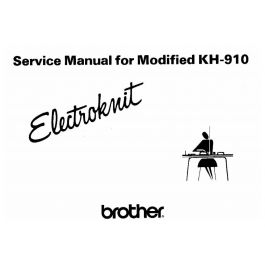 KH910 Brother Knitting Machine