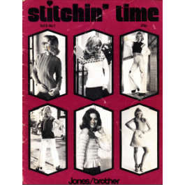 Ancien Cahier D'instructions Pour Machine à Tricoter Jones/Brother Stichin' Time